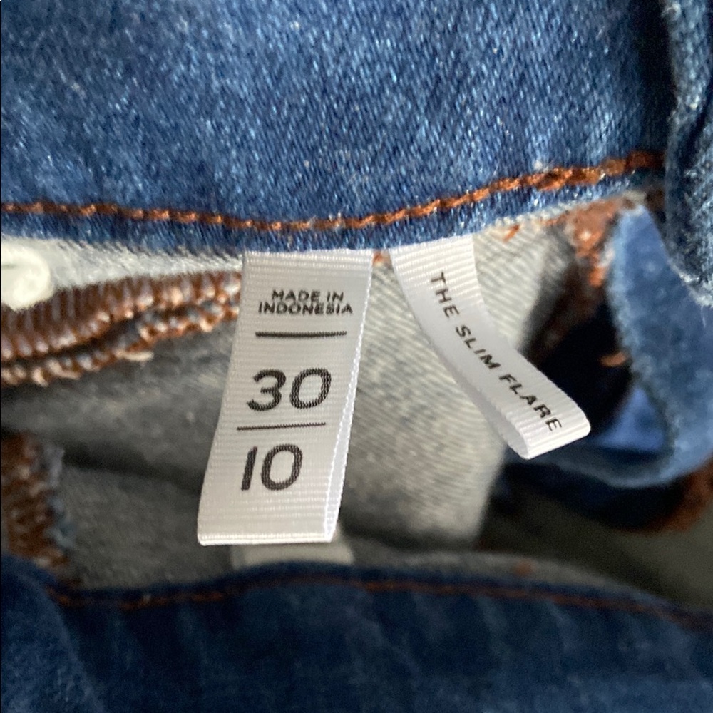 LOFT Women's High Rise Blue Jeans 10 - Picture 3 of 6